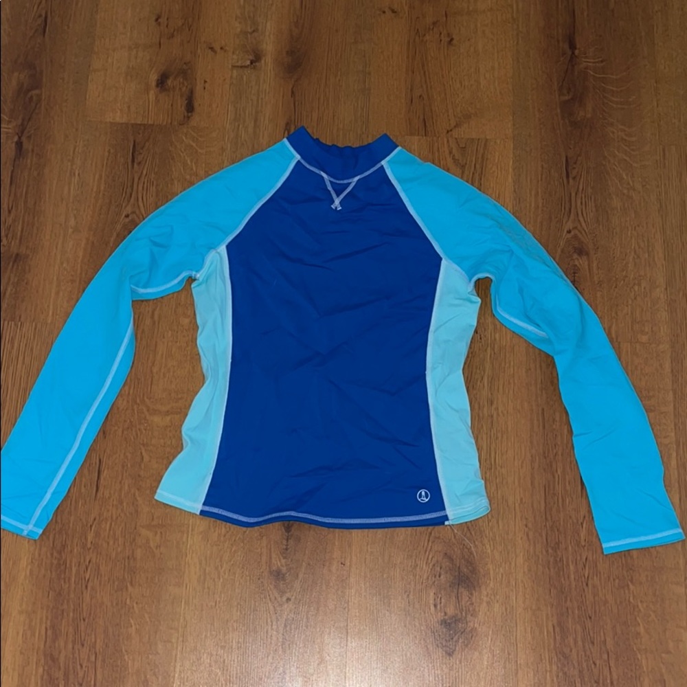 Blue swim shirt